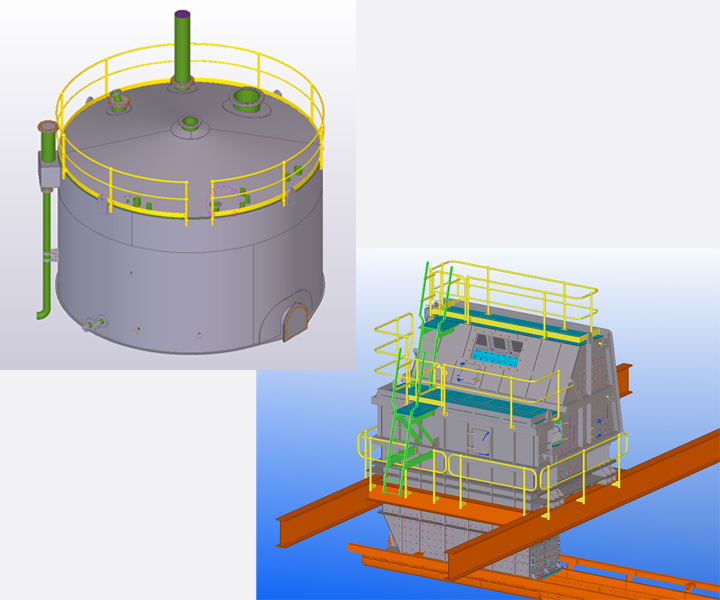 Tank and Chute Modelling and Detailing